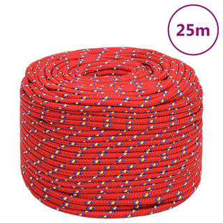 Boat Rope Red 6 mm 25 m Polypropylene - Giant Lobelia