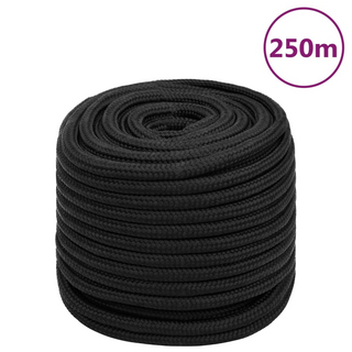 Boat Rope Full Black 16 mm 250 m Polypropylene - Giant Lobelia