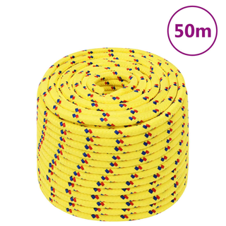 Boat Rope Yellow 14 mm 50 m Polypropylene - Giant Lobelia