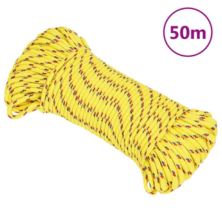 Boat Rope Yellow 3 mm 50 m Polypropylene - Giant Lobelia