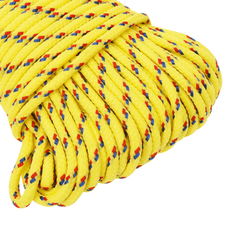 Boat Rope Yellow 3 mm 50 m Polypropylene - Giant Lobelia