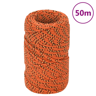 Boat Rope Orange 2 mm 50 m Polypropylene - Giant Lobelia