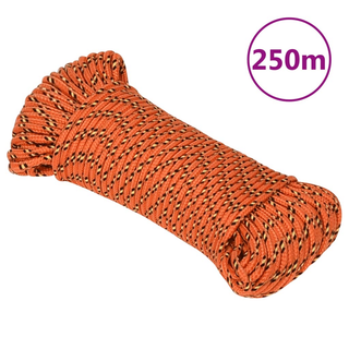 Boat Rope Orange 3 mm 250 m Polypropylene - Giant Lobelia