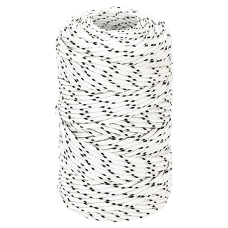 Braided Boat Rope White 2 mmx250 m Polyester - Giant Lobelia