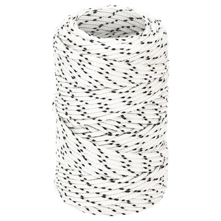 Braided Boat Rope White 2 mmx50 m Polyester - Giant Lobelia