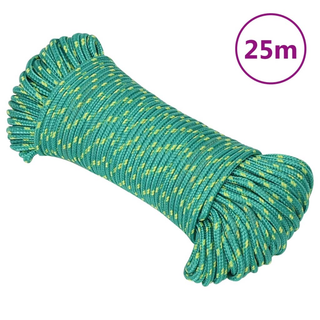 Boat Rope Green 5 mm 25 m Polypropylene - Giant Lobelia