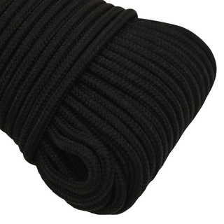 Work Rope Black 4 mm 250 m Polyester - Giant Lobelia