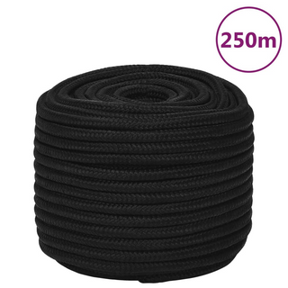 Work Rope Black 12 mm 250 m Polyester - Giant Lobelia