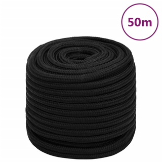 Work Rope Black 18 mm 50 m Polyester - Giant Lobelia