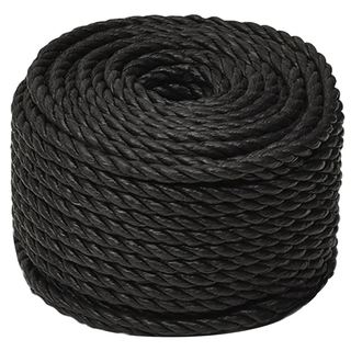 Work Rope Black 12 mm 50 m Polypropylene - Giant Lobelia