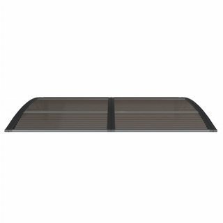 Door Canopy Black 150x100 cm Polycarbonate - Giant Lobelia