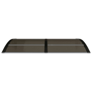 Door Canopy Black 150x75 cm Polycarbonate - Giant Lobelia