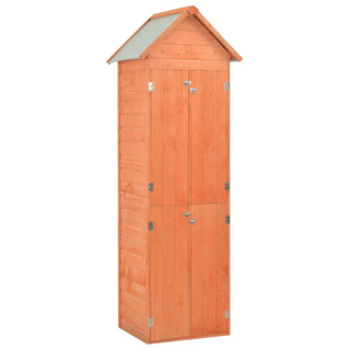 Garden Storage Shed 71x60x213 cm Wood - Giant Lobelia