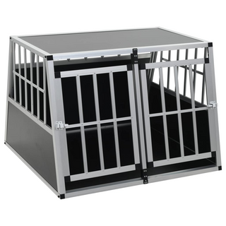 Dog Cage with Double Door 94x88x69 cm - Giant Lobelia