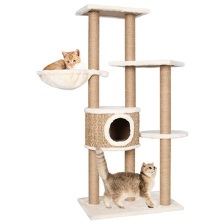 Cat Tree with Scratching Post 126cm Seagrass - Giant Lobelia