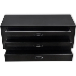 vidaXL Metal Tool Chest 3 Drawers Black - Giant Lobelia