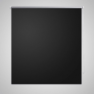 Roller Blind Blackout 100 x 175 cm Black - Giant Lobelia