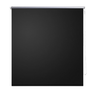 Roller Blind Blackout 100 x 175 cm Black - Giant Lobelia