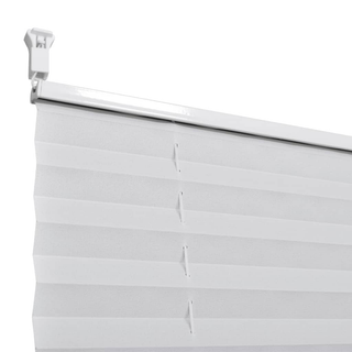 Plisse Blind 110x200cm White Pleated Blind - Giant Lobelia