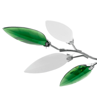 Ceiling Lamp Acrylic Crystal Leaf Arms 3 E14 Bulbs - Giant Lobelia