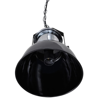 Ceiling Lamp 2 pcs Height-adjustable Modern Black Metal - Giant Lobelia