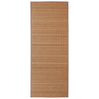 Rectangular Brown Bamboo Rug 150 x 200 cm - Giant Lobelia