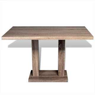 vidaXL Dining Table MDF Oak-look - Giant Lobelia