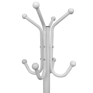 Metal White Coat Stand - Giant Lobelia