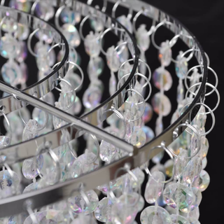 Crystal Pendant Chandelier 22,5 x 30,5 cm - Giant Lobelia