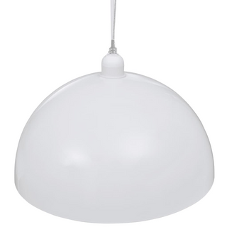 Ceiling Lamp 2 pcs Height-adjustable Semi-spherical White - Giant Lobelia