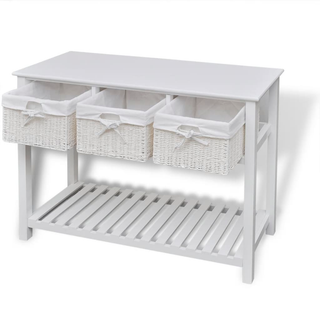 vidaXL Storage Sideboard White - Giant Lobelia