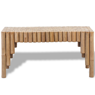 vidaXL Coffee Table Bamboo - Giant Lobelia