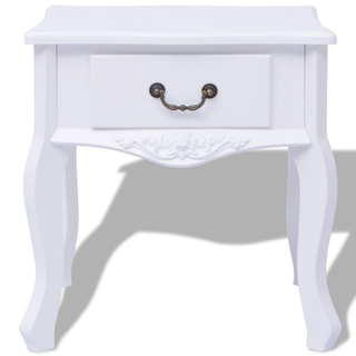 vidaXL Bedside Cabinet MDF White - Giant Lobelia