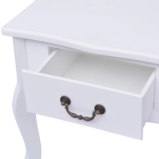 vidaXL Bedside Cabinet MDF White - Giant Lobelia