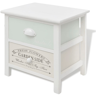 vidaXL French Bedside Cabinet Wood - Giant Lobelia