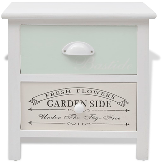 vidaXL French Bedside Cabinet Wood - Giant Lobelia