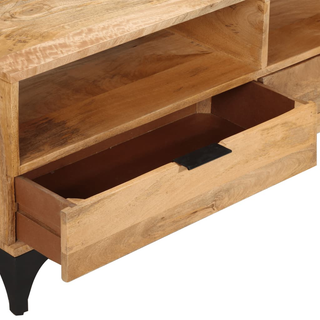 vidaXL TV Stand Mango Wood 120x35x45 cm - Giant Lobelia