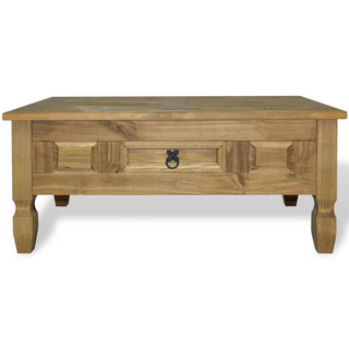 vidaXL Coffee Table Mexican Pine Corona Range 100x60x45 cm - Giant Lobelia