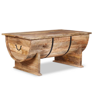 vidaXL Coffee Table Solid Mango Wood 88x50x40 cm - Giant Lobelia