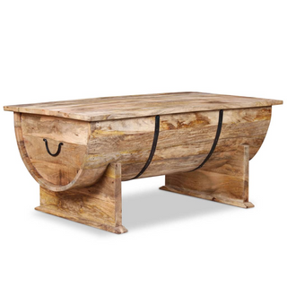 vidaXL Coffee Table Solid Mango Wood 88x50x40 cm - Giant Lobelia