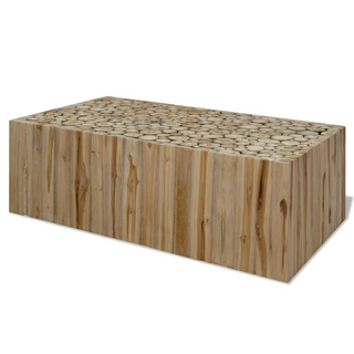 vidaXL Coffee Table Genuine Teak 90x50x30 cm - Giant Lobelia