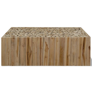 vidaXL Coffee Table Genuine Teak 90x50x30 cm - Giant Lobelia