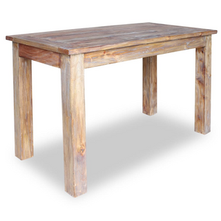 vidaXL Dining Table Solid Reclaimed Wood 120x60x77 cm - Giant Lobelia