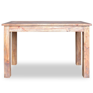 vidaXL Dining Table Solid Reclaimed Wood 120x60x77 cm - Giant Lobelia