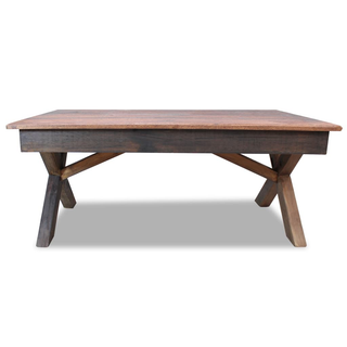 vidaXL Coffee Table Solid Reclaimed Wood 110x60x45 cm - Giant Lobelia