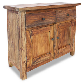 vidaXL Sideboard Solid Reclaimed Wood 75x30x65 cm - Giant Lobelia