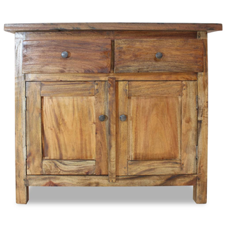 vidaXL Sideboard Solid Reclaimed Wood 75x30x65 cm - Giant Lobelia