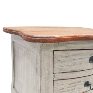 vidaXL Bedside Cabinet Solid Reclaimed Wood 48x35x64 cm - Giant Lobelia