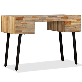 Writing Desk Solid Reclaimed Teak 110x50x76 cm - Giant Lobelia