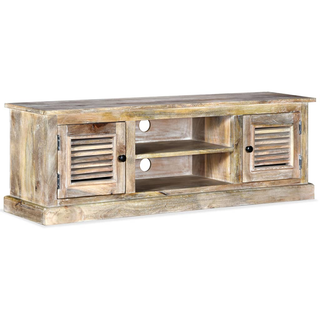 TV Cabinet Solid Mango Wood - Giant Lobelia